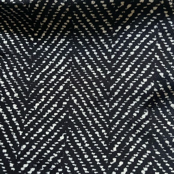 Kate Spade Silk Herringbone Tie Neck Long Sleeve Dress Small Black - Picture 9 of 14